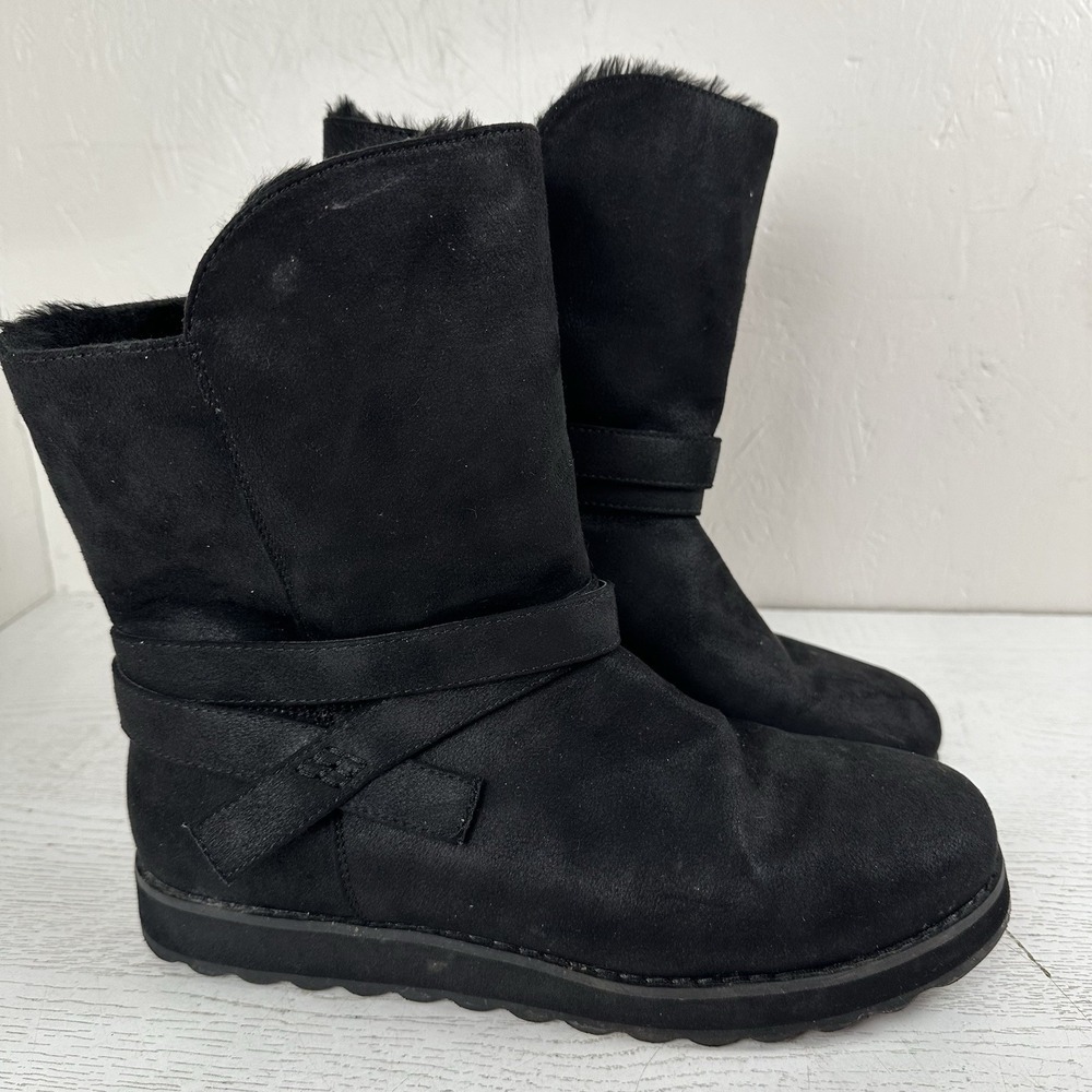 Skechers Keepsakes 2.0 Women's 11 Black Pikes Peak Boots Light‎ Use Excellent